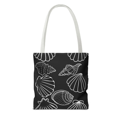 Elegant Shell Pattern Tote Bag - Perfect for Beach Days & Everyday Use