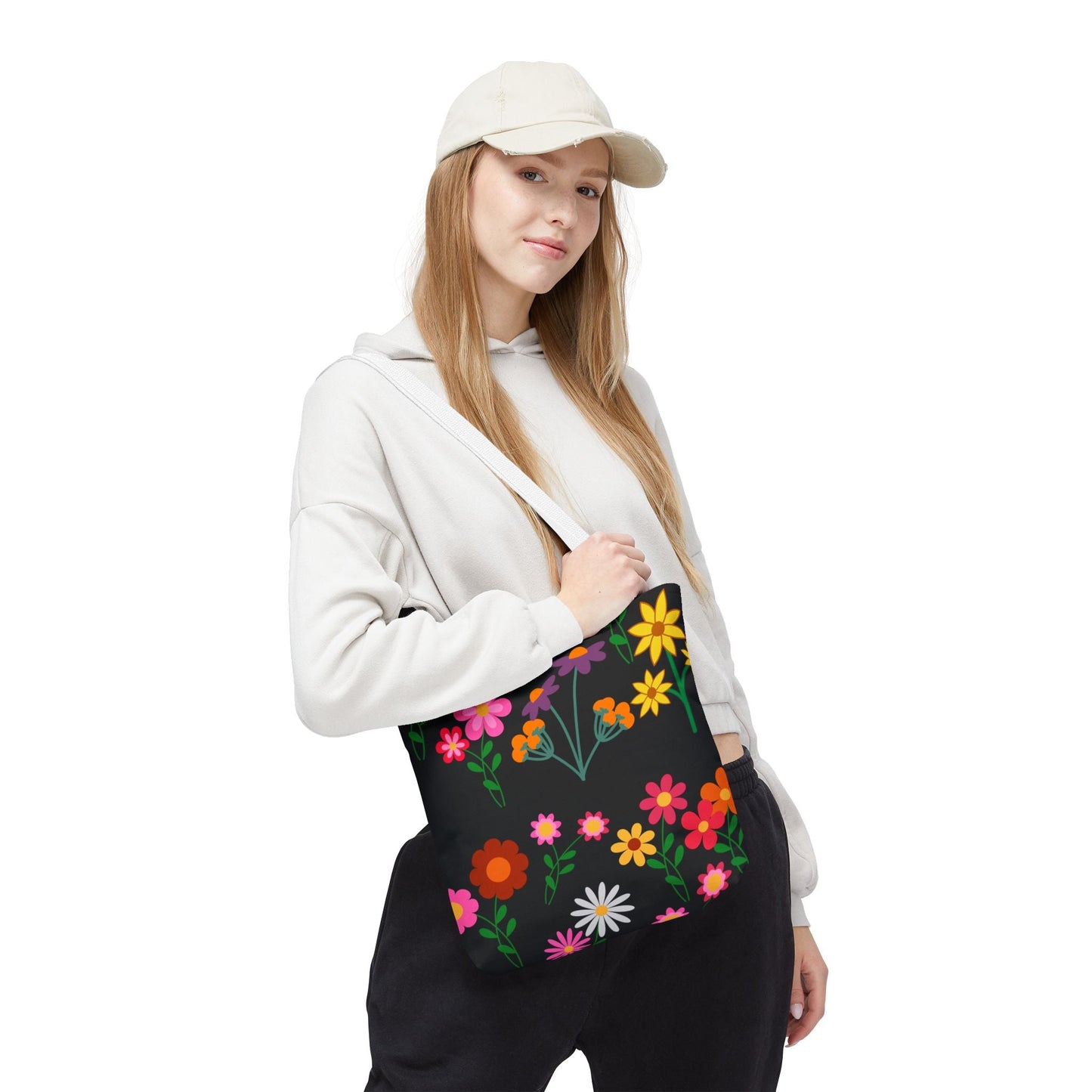 Colorful Floral Tote Bag – Eco-Friendly Every Day Essentials