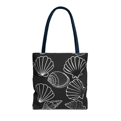 Elegant Shell Pattern Tote Bag - Perfect for Beach Days & Everyday Use