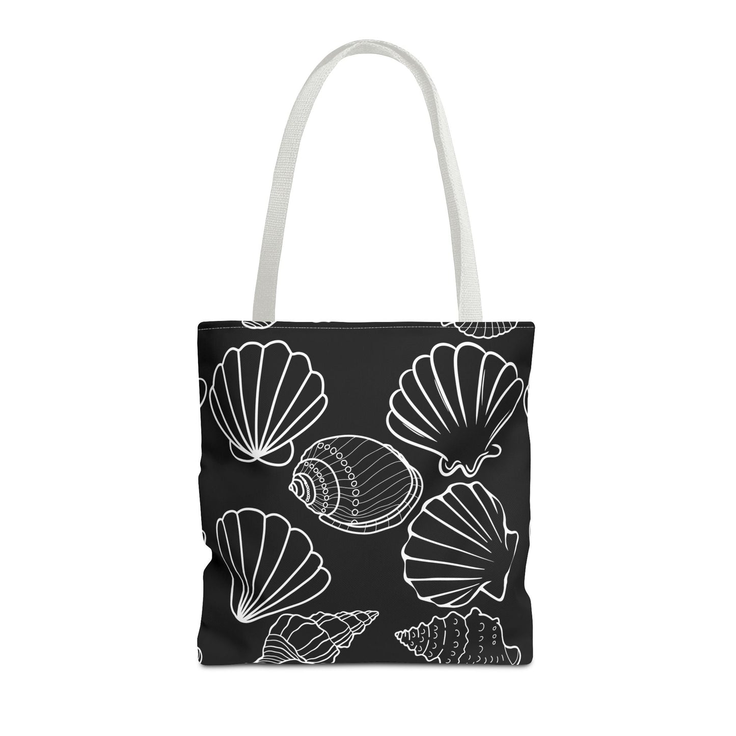 Elegant Shell Pattern Tote Bag - Perfect for Beach Days & Everyday Use