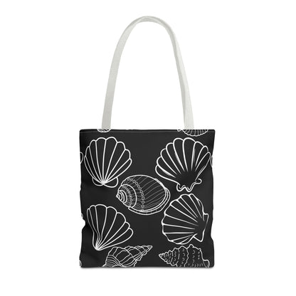 Elegant Shell Pattern Tote Bag - Perfect for Beach Days & Everyday Use