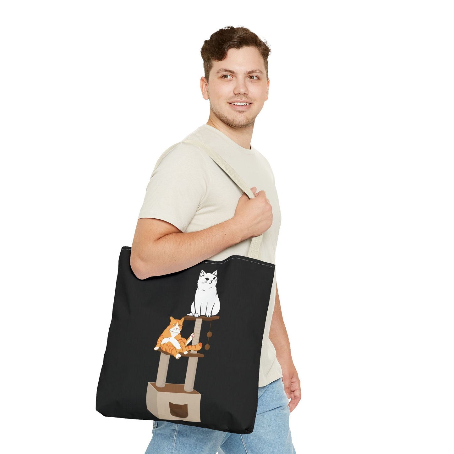 Cute Cat Lover Tote Bag - Perfect for Pet Owners and Cat Enthusiasts