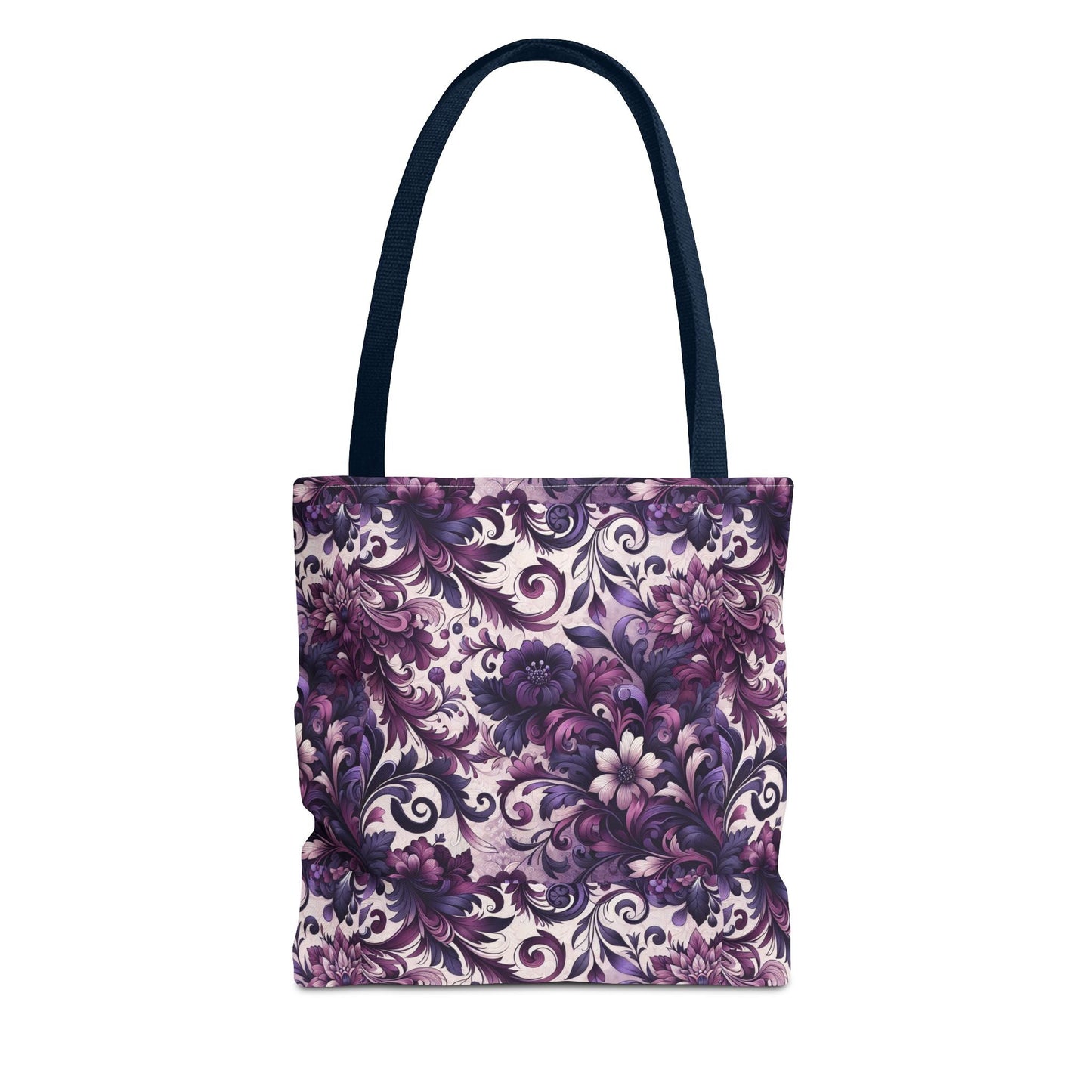 Floral Elegance Tote Bag - Stylish and Versatile Floral Pattern for Everyday Use