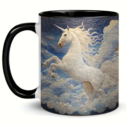 Horse on the Cloud Ceramic Coffee Mug