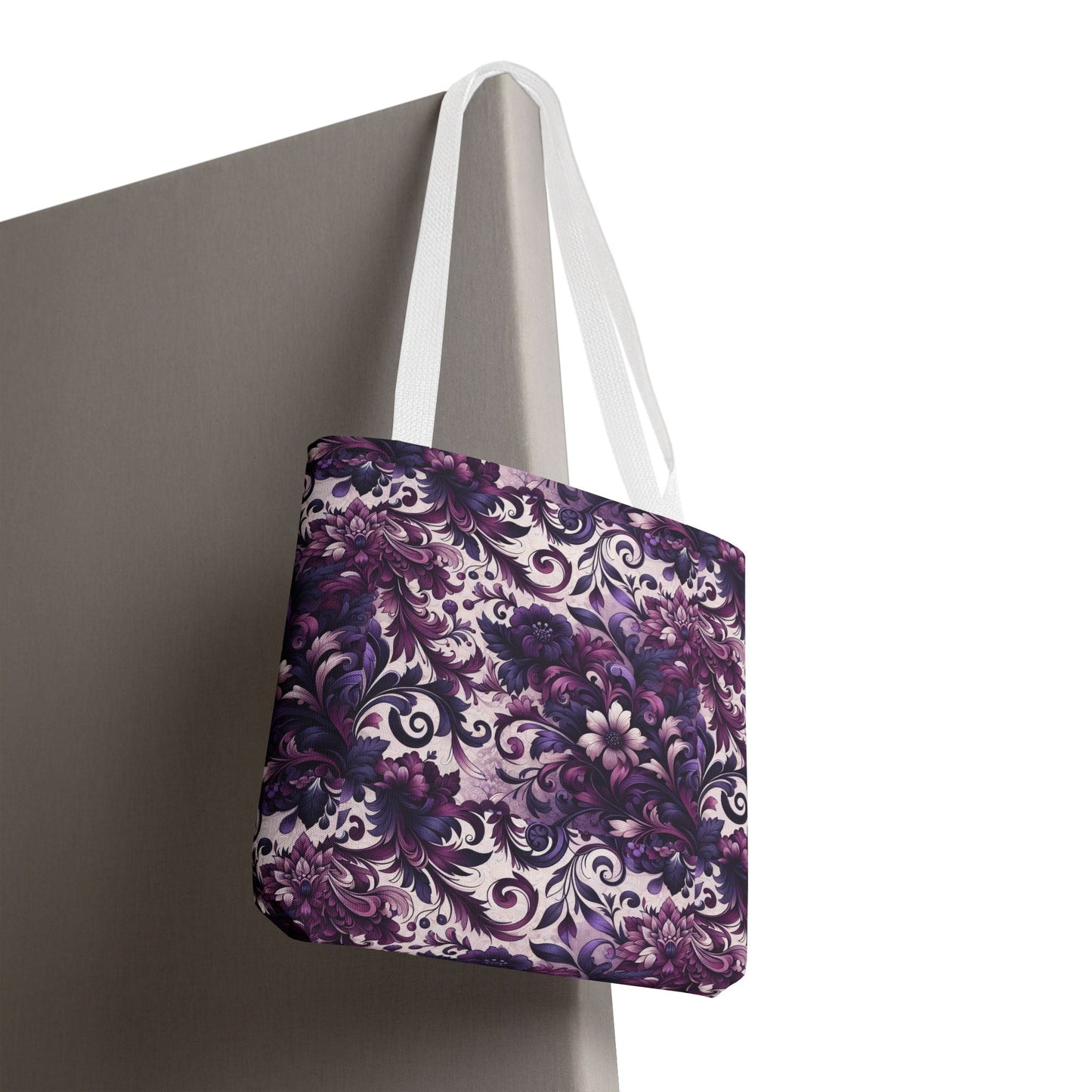 Floral Elegance Tote Bag - Stylish and Versatile Floral Pattern for Everyday Use