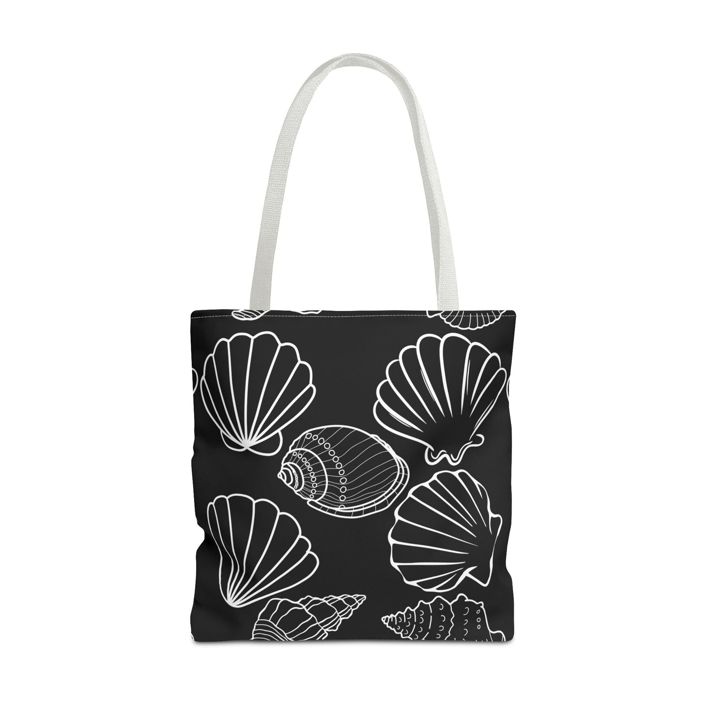 Elegant Shell Pattern Tote Bag - Perfect for Beach Days & Everyday Use