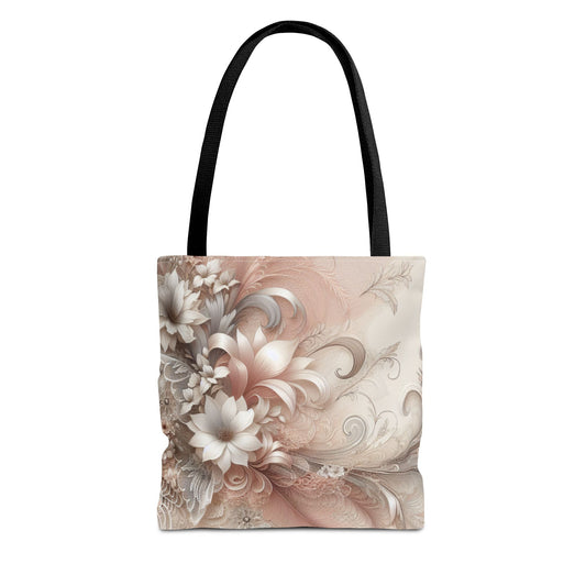 Elegant Floral Tote Bag - Stylish and Versatile Handbag for Everyday Use