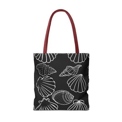Elegant Shell Pattern Tote Bag - Perfect for Beach Days & Everyday Use
