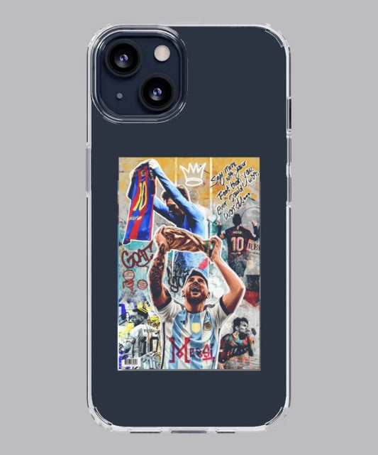 Messi worldcup premium transparent case