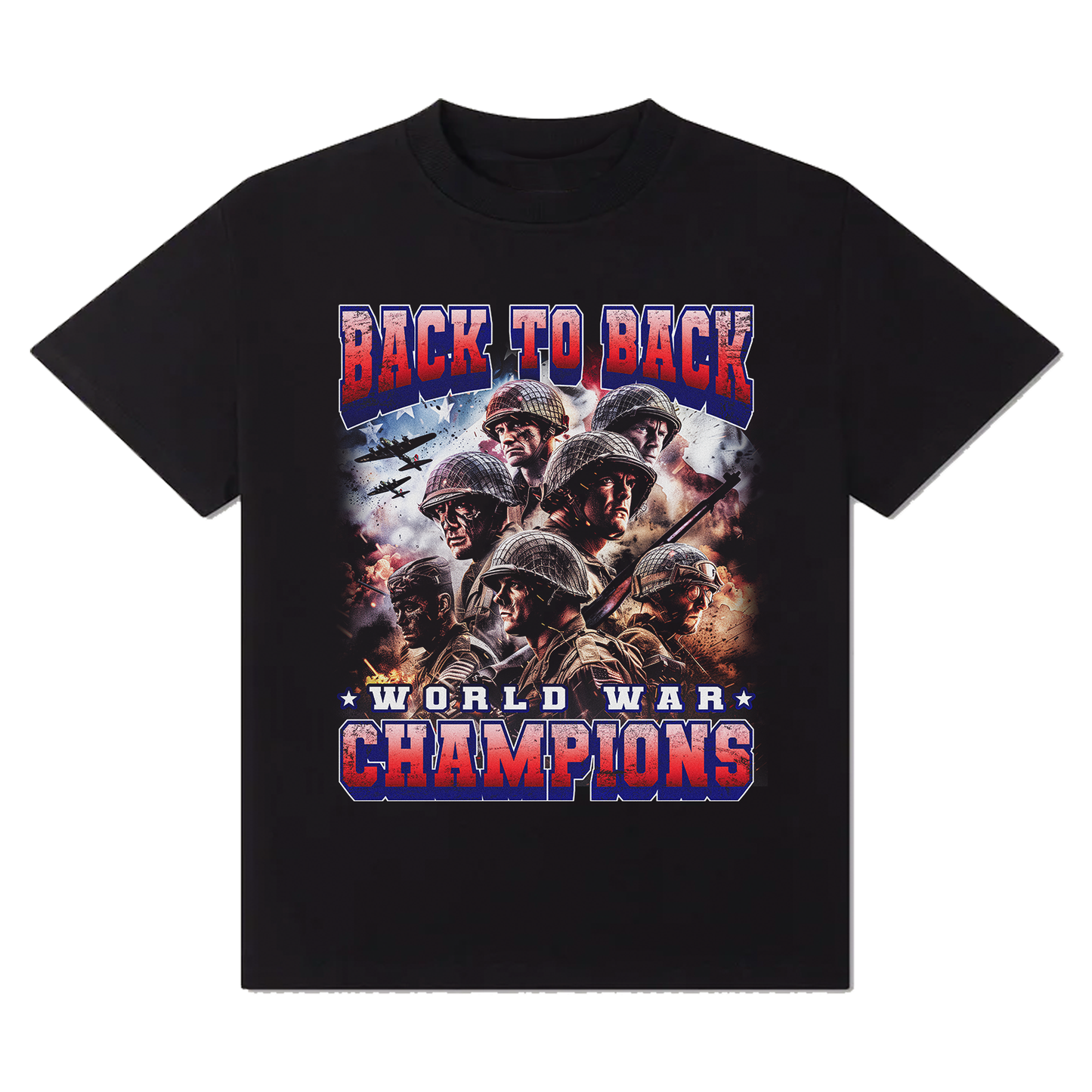 Back to Back World War Champions T-Shirt!