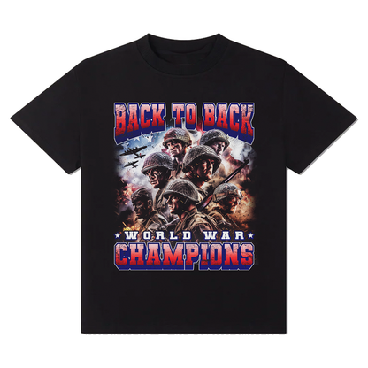 Back to Back World War Champions T-Shirt!